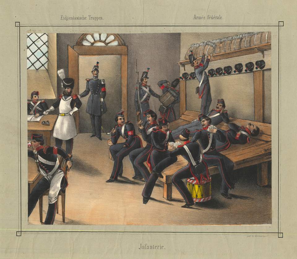 Eidgenössische Truppen: Infanterie