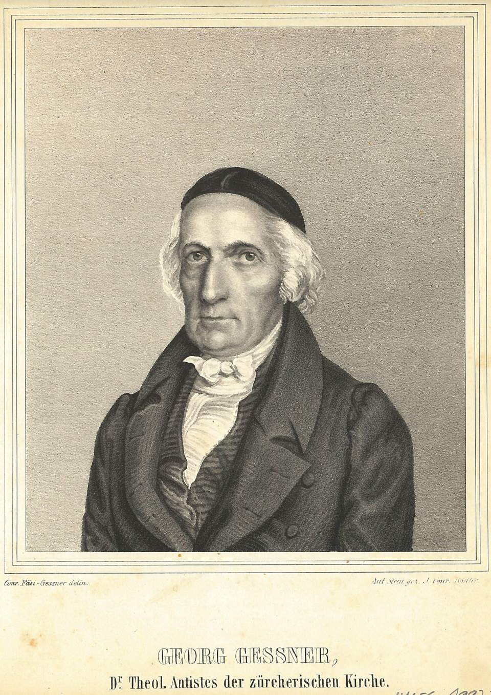 Porträt  Georg Gessner