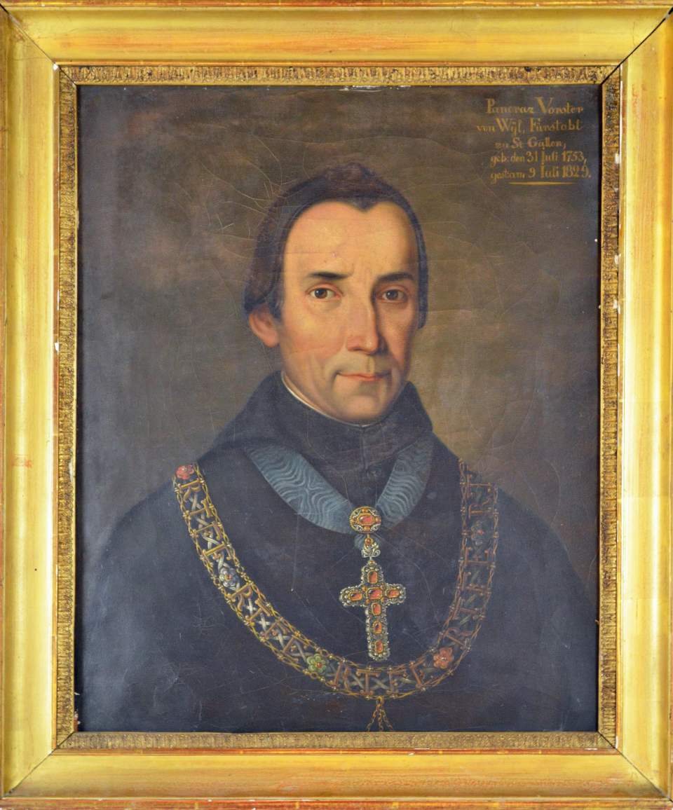 Porträt Fürstabt Pankraz Vorster (1753-1829; Fürstabt reg. 1796-1805)