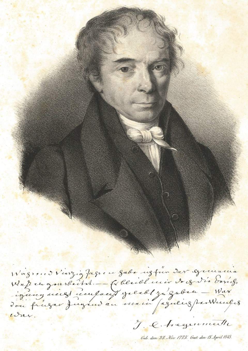 Porträt  Johann Conrad Freyenmuth