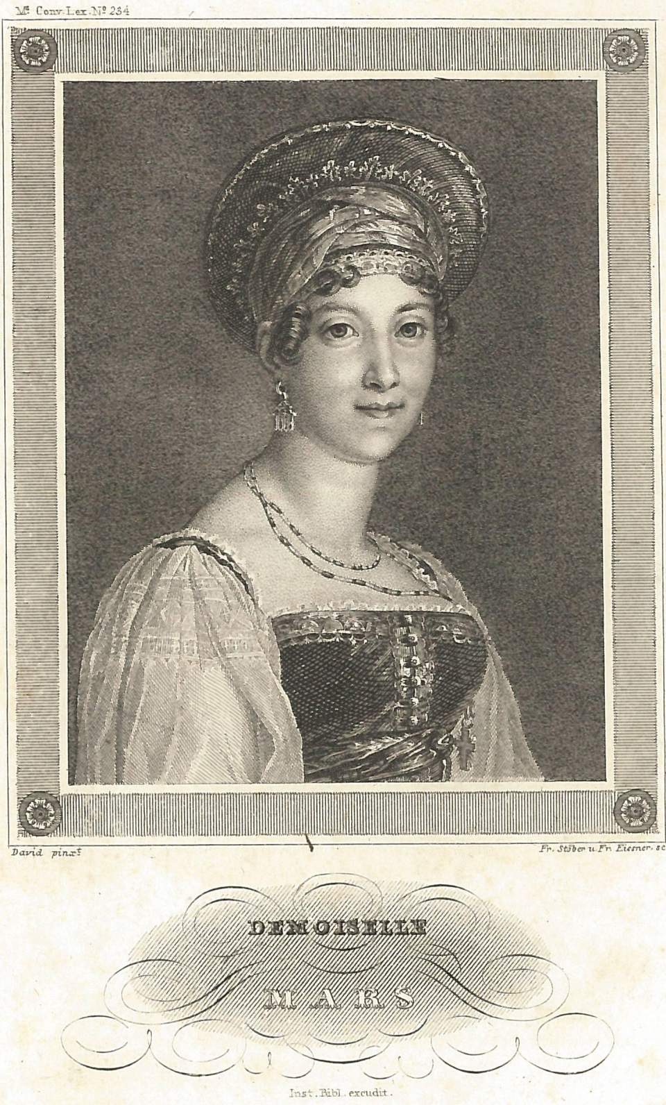 Porträt  Demoiserlle Mars (Anne-Françoise-Hyppolyte Boutet)