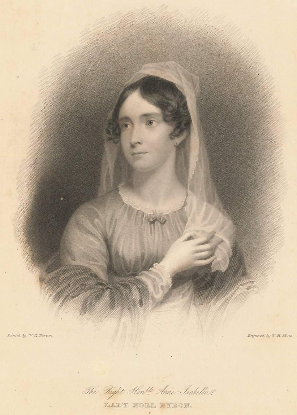 Porträt  Lady Noel Byron