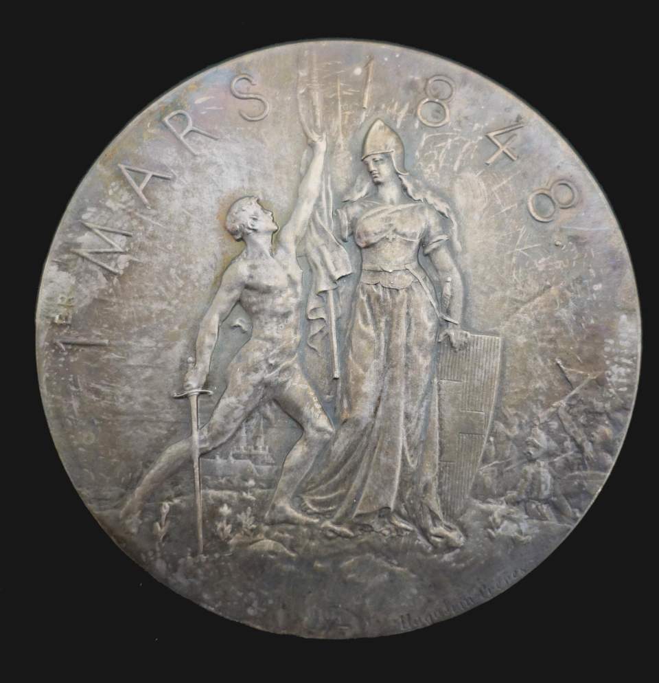 Medaille 50jährige Gedenkfeier der Neuenburger Republik-Gründung