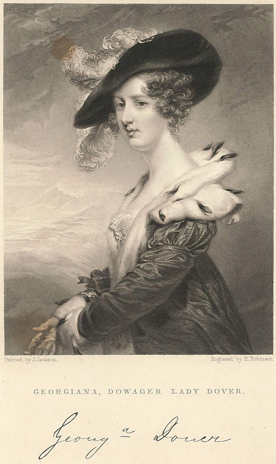 Porträt  Georgina, Dowager Lady Dower