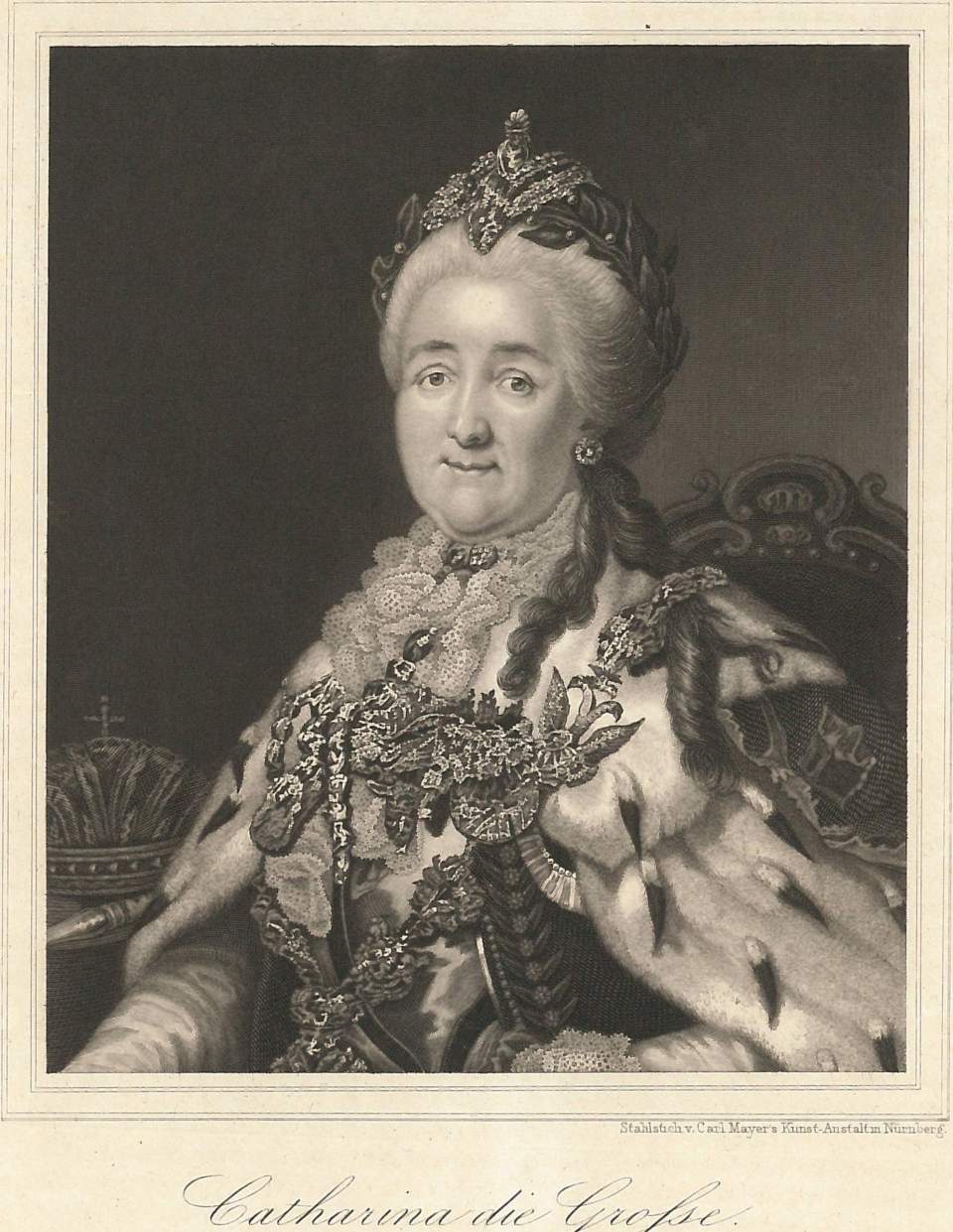 Porträt  Catharina die Grosse
