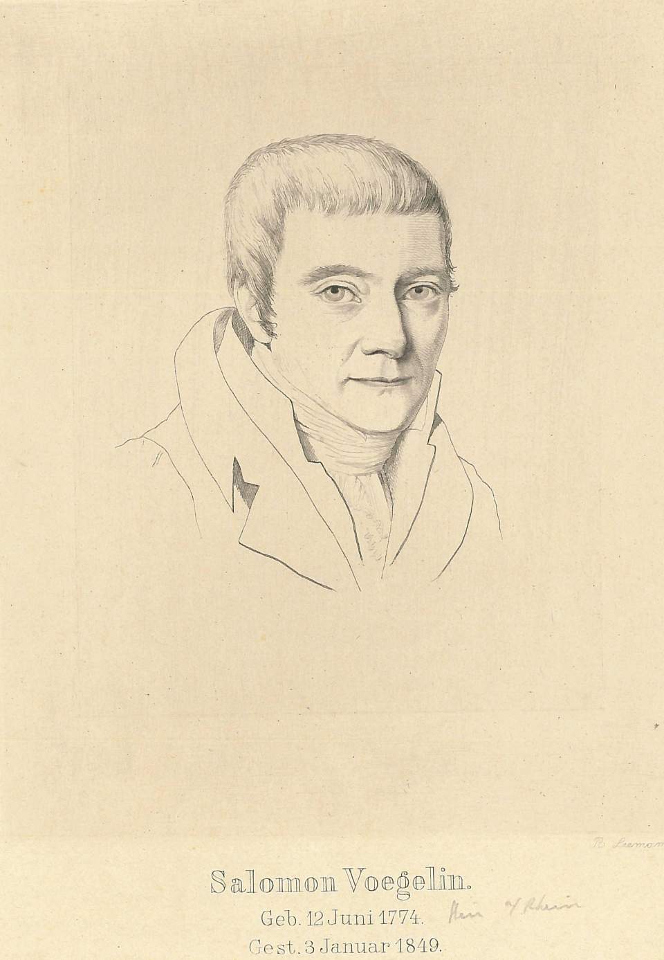 Porträt   Jean - Louis Baron D'Erlach
