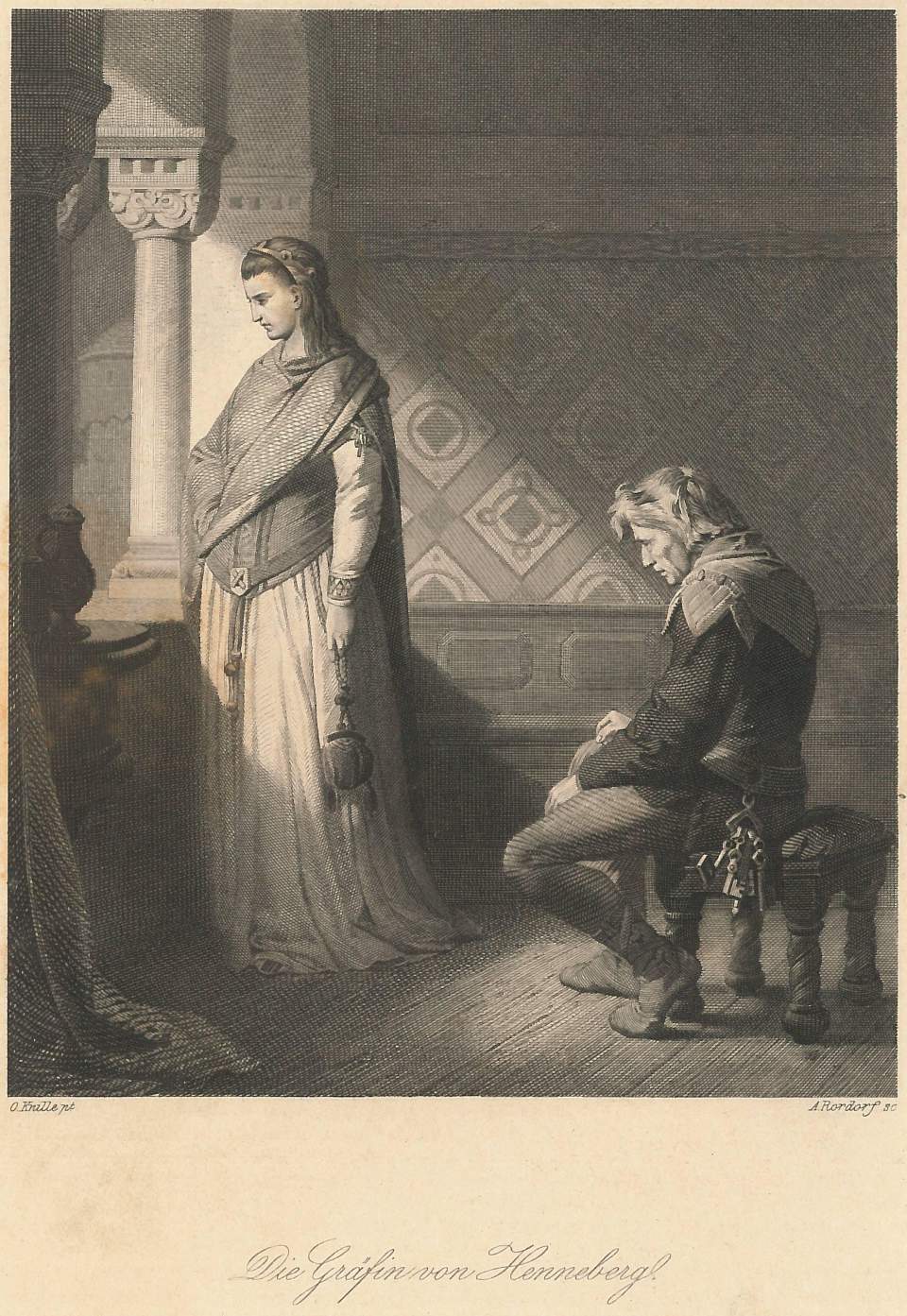 Porträt  Die Gräfin von Henneberg
