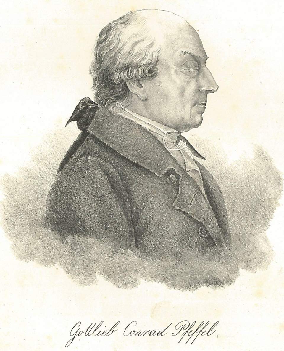 Porträt  Gottlieb Conrad Pfeffel