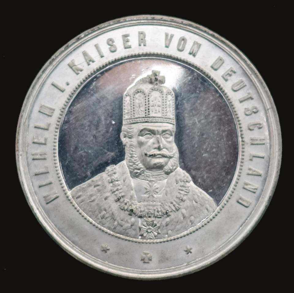 Medaille Niederwald-Denkmal bei Bingen, Wilhelm I. von Deutschland