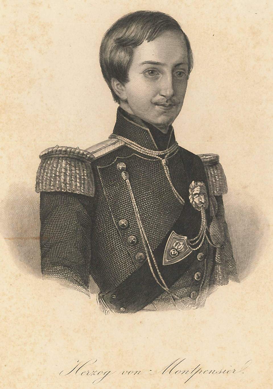 Porträt  Herzog von Montpensier
