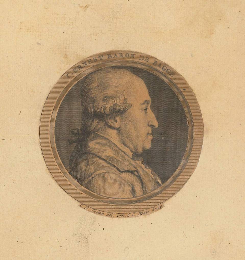 Porträt  C. Ernest Baron de Bagge