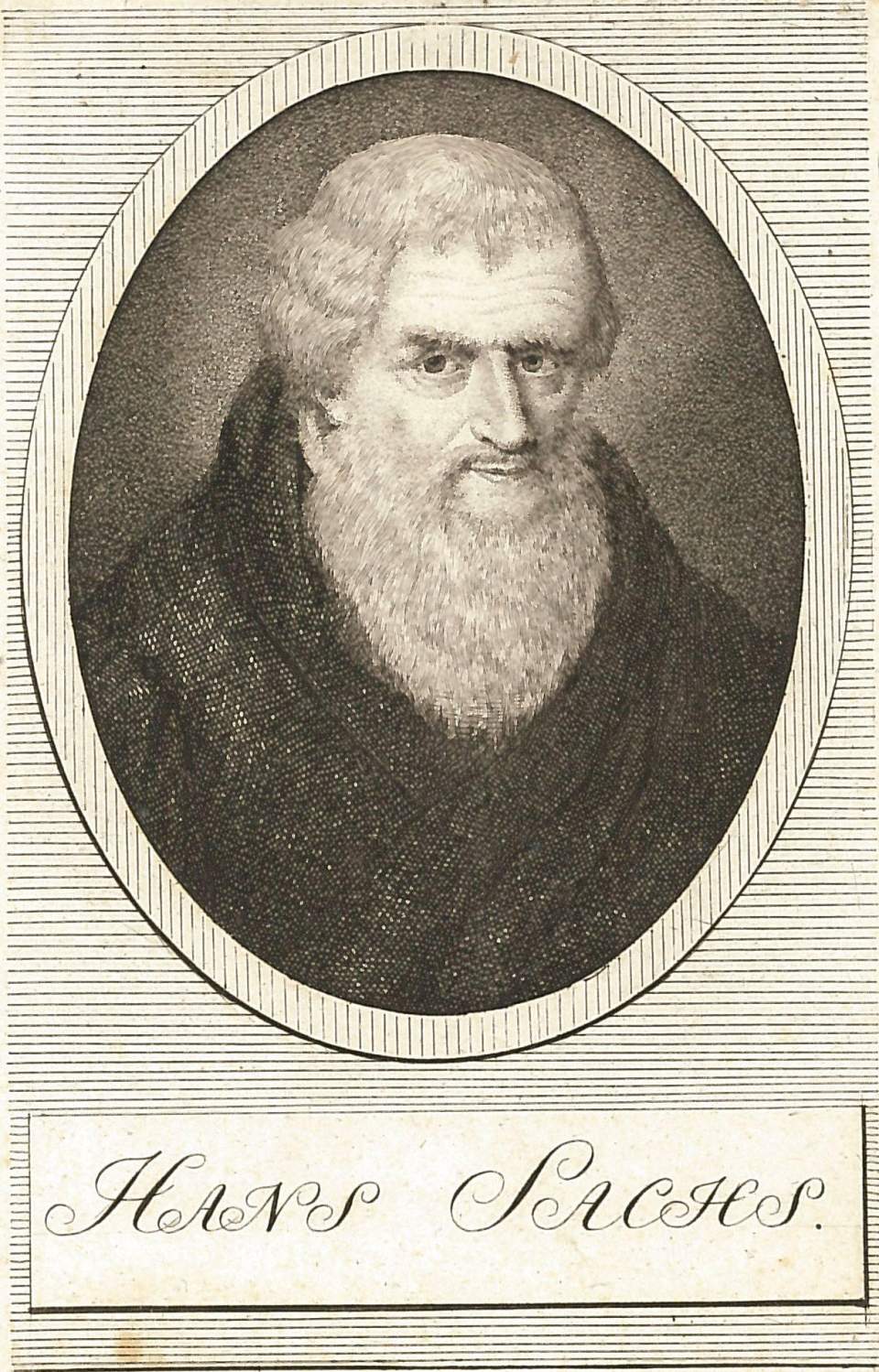 Porträt  Hans Sachs