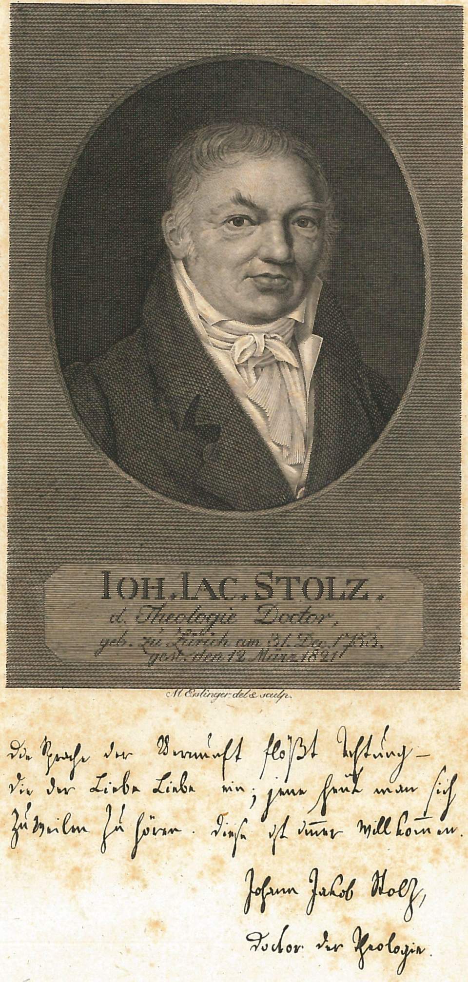Porträt    Joh. Jac. Stolz