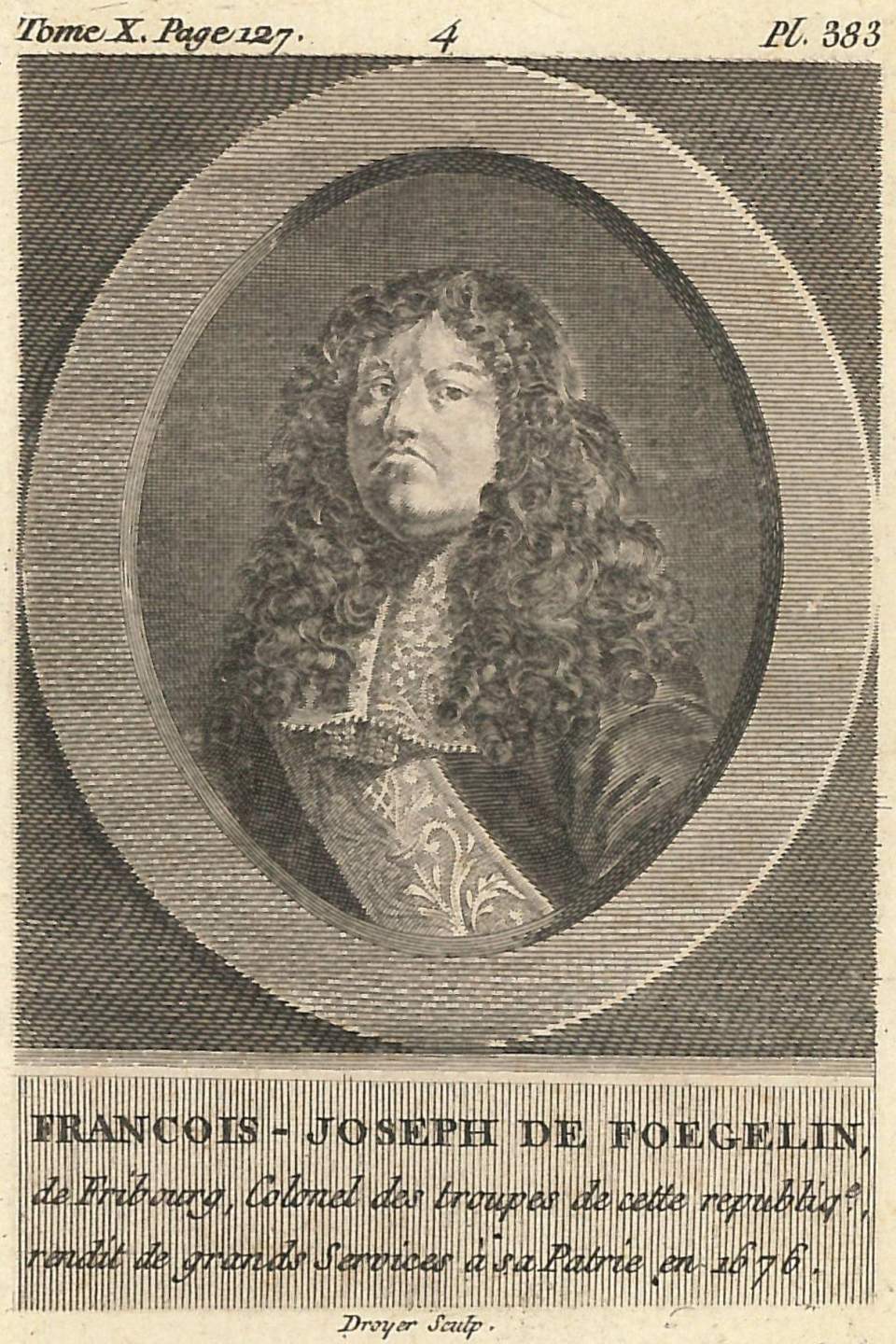 Porträt  Francois - Joseph de Foegelin