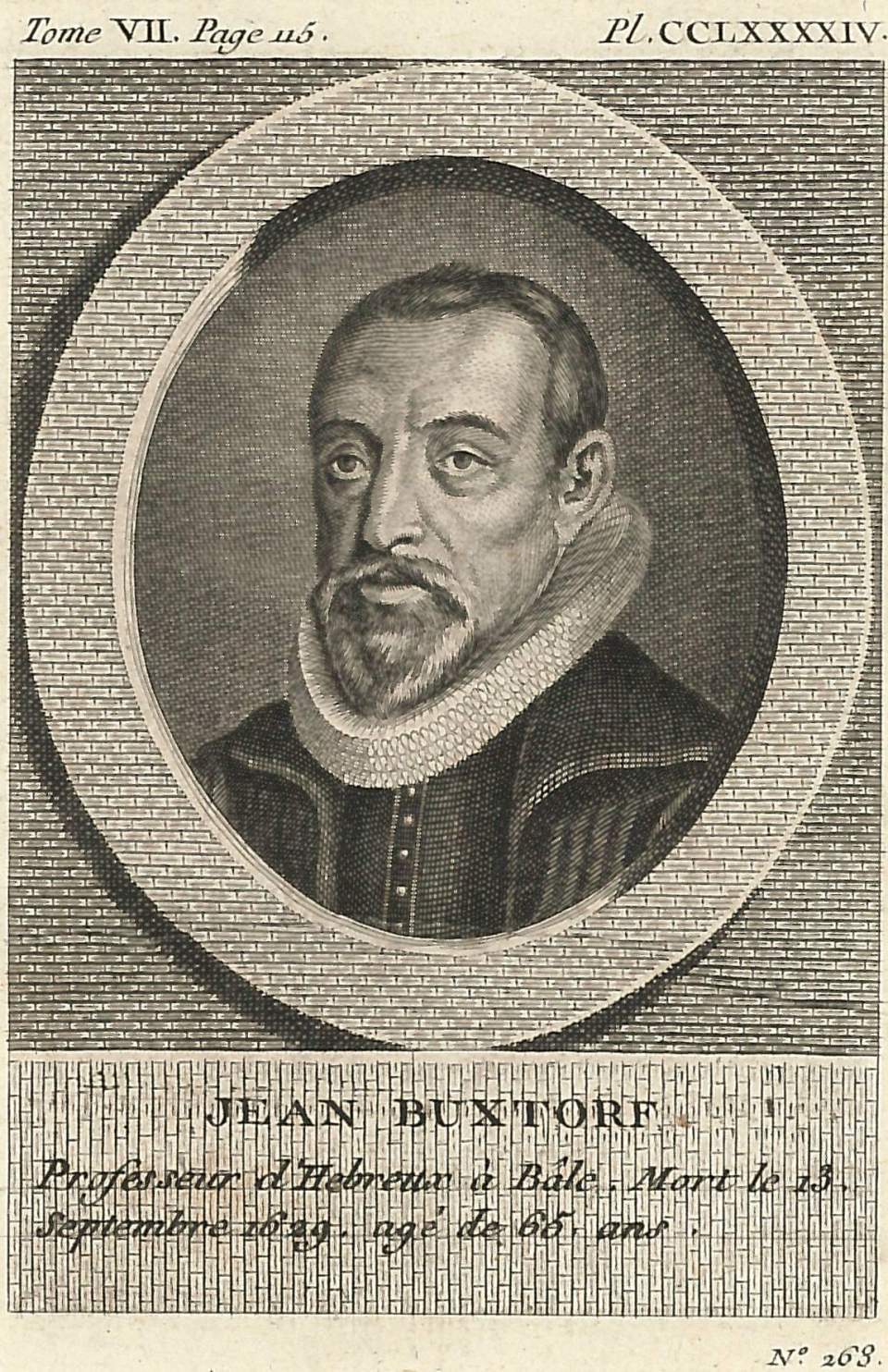 Porträt  Jean Buxtorf