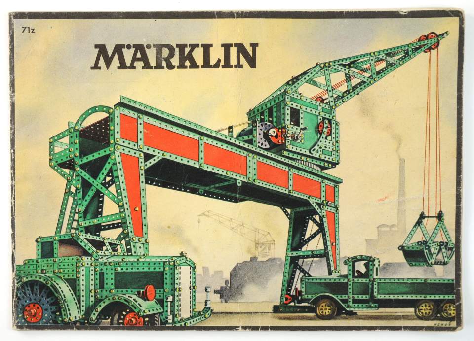 Anleitung zu den Märklin Metallbaukasten, Erweiterungsbuch 71 z