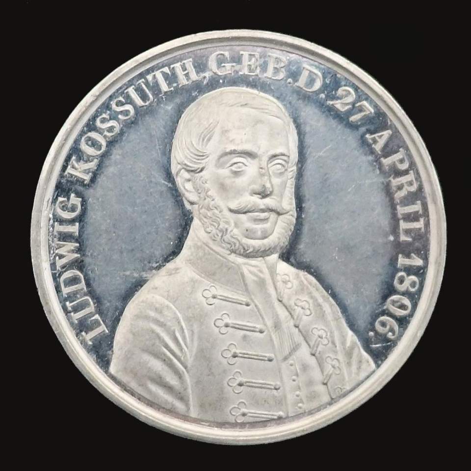 Medaille Ludwig Kossuth, Führer der Unabhängigkeitsbewegung in Ungarn