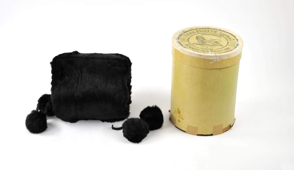Muff zu Damenhut, Hut, Toque