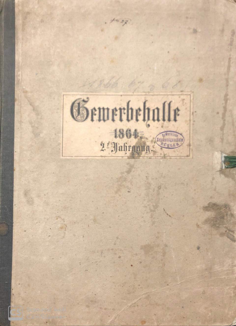 Lehrbüch der gewerbl. Zeichnungsschule Bühler