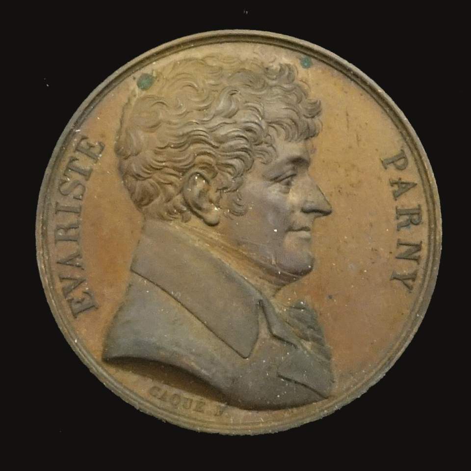Medaille a. Evariste Parny, Französischer Dichter