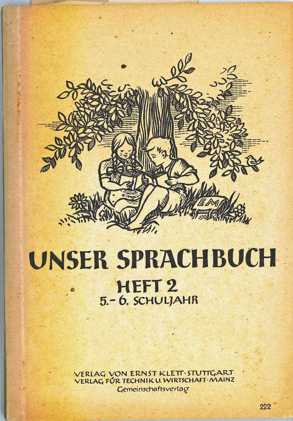 Schulbuch, Lehrbuch für den Deutschunterricht, Unser Sprachbuch 