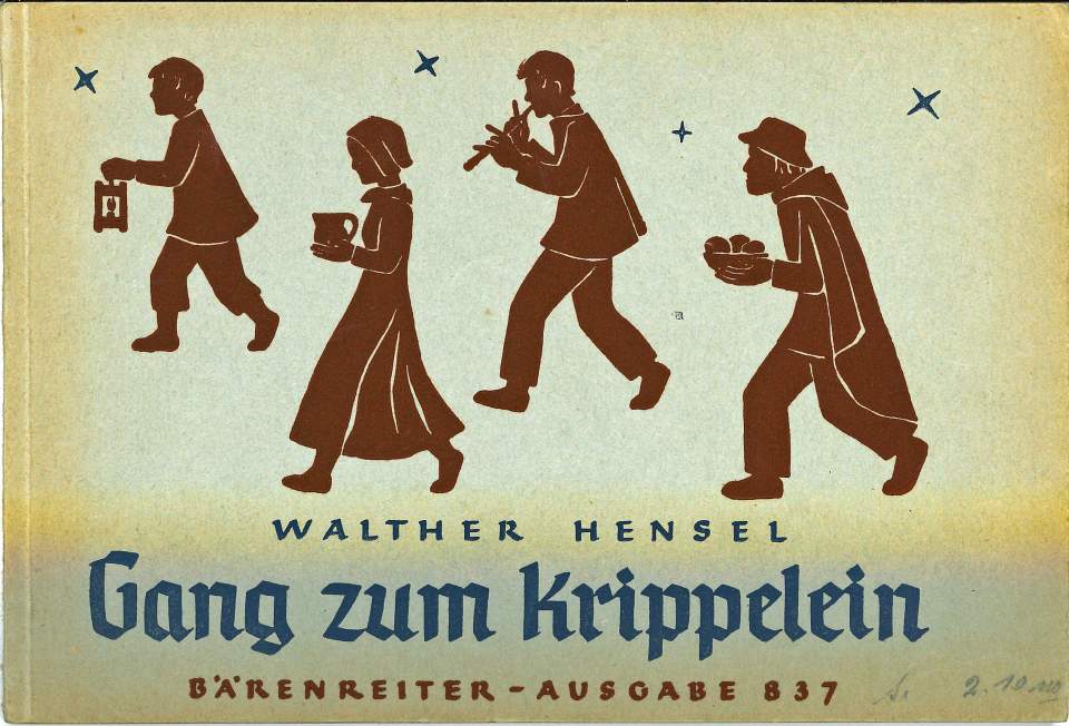 Liederbuch, Gesangbücher, Gang zum Krippelein