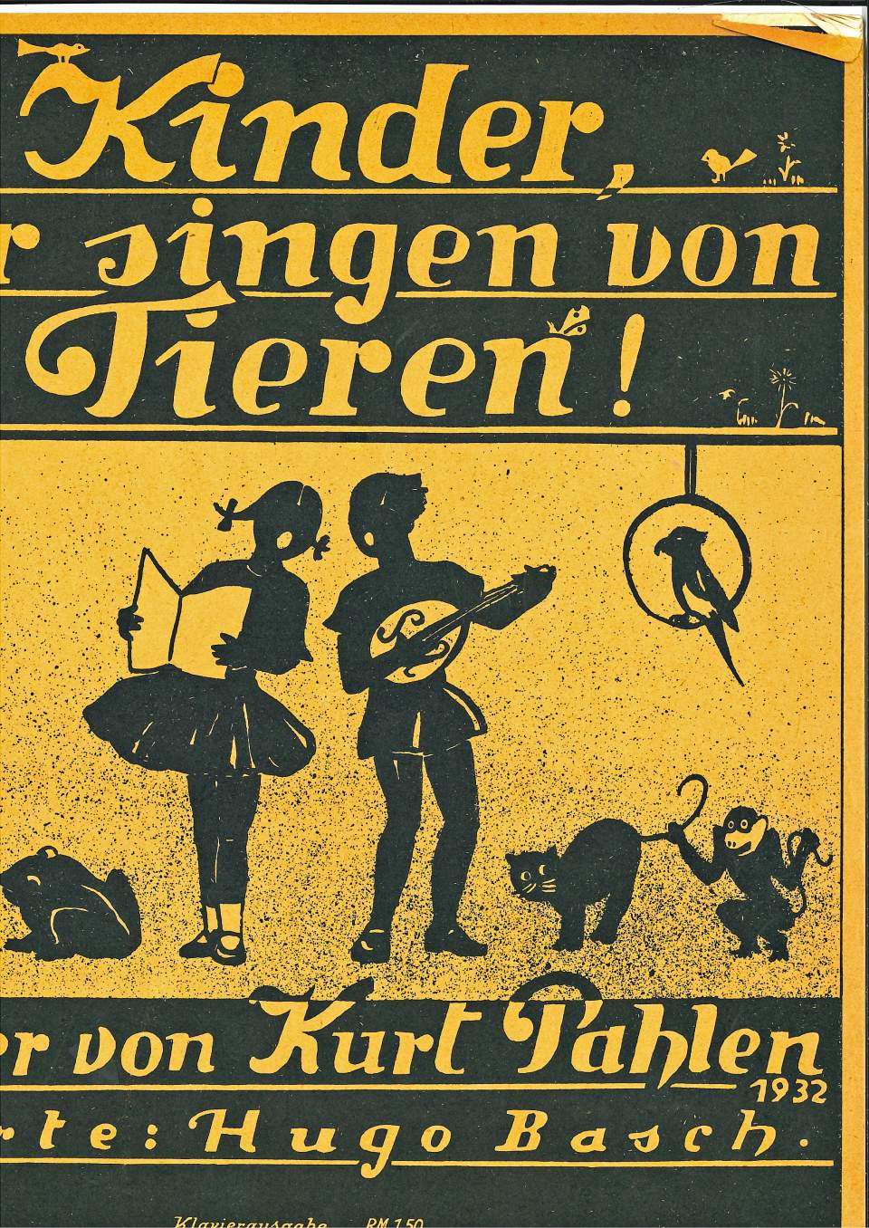 Liederbuch, Gesangbücher, Kinder wir singen von Tieren