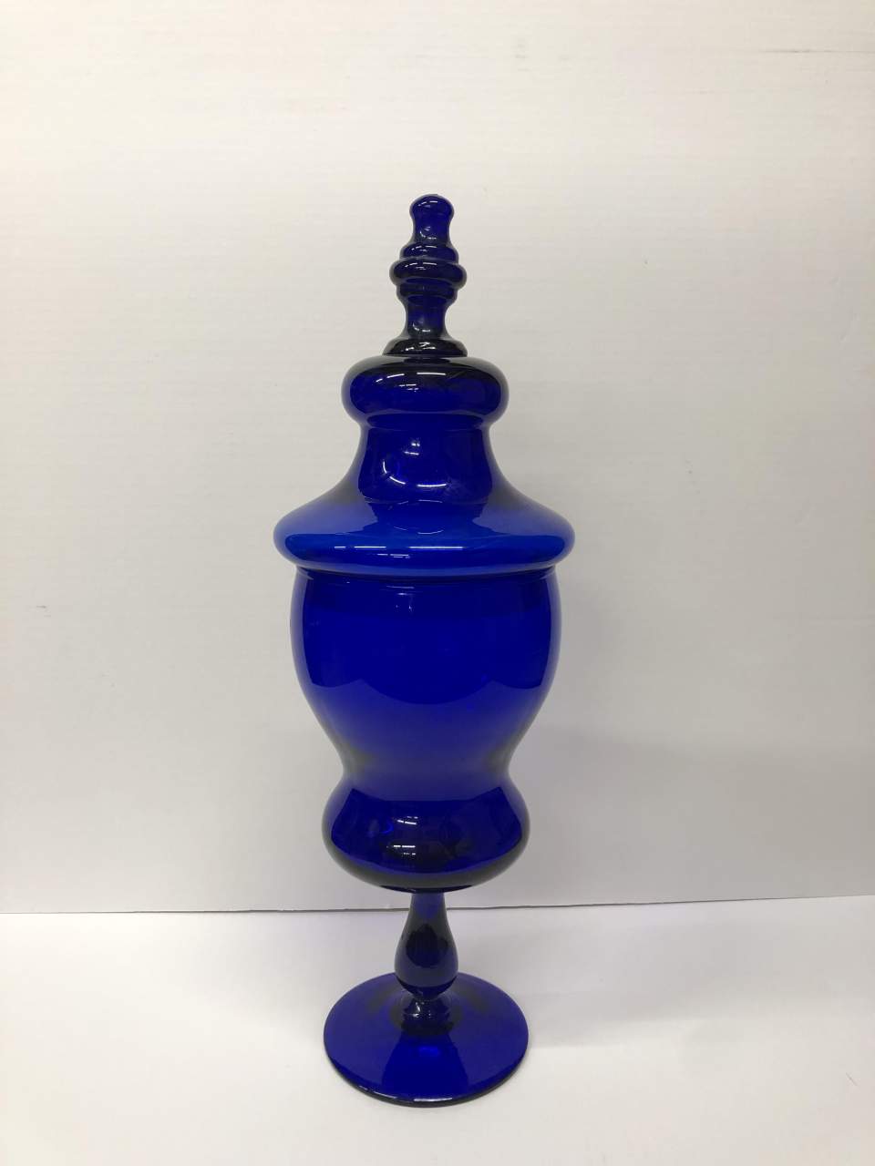 Sammlung von blauem Glas