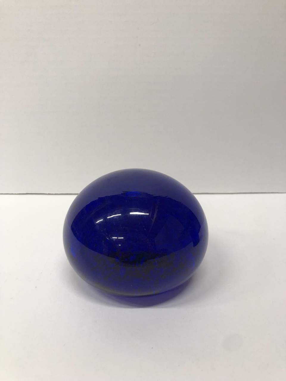 Sammlung von blauem Glas
