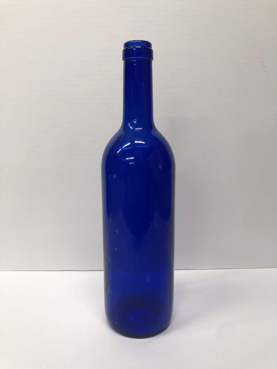 Sammlung von blauem Glas