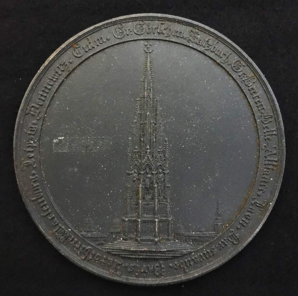 Medaille Einweihung des Befreiungskriege-Denkmals bei Berlin