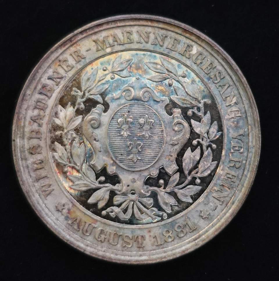 Medaille Wiesbadener Sängerstreit