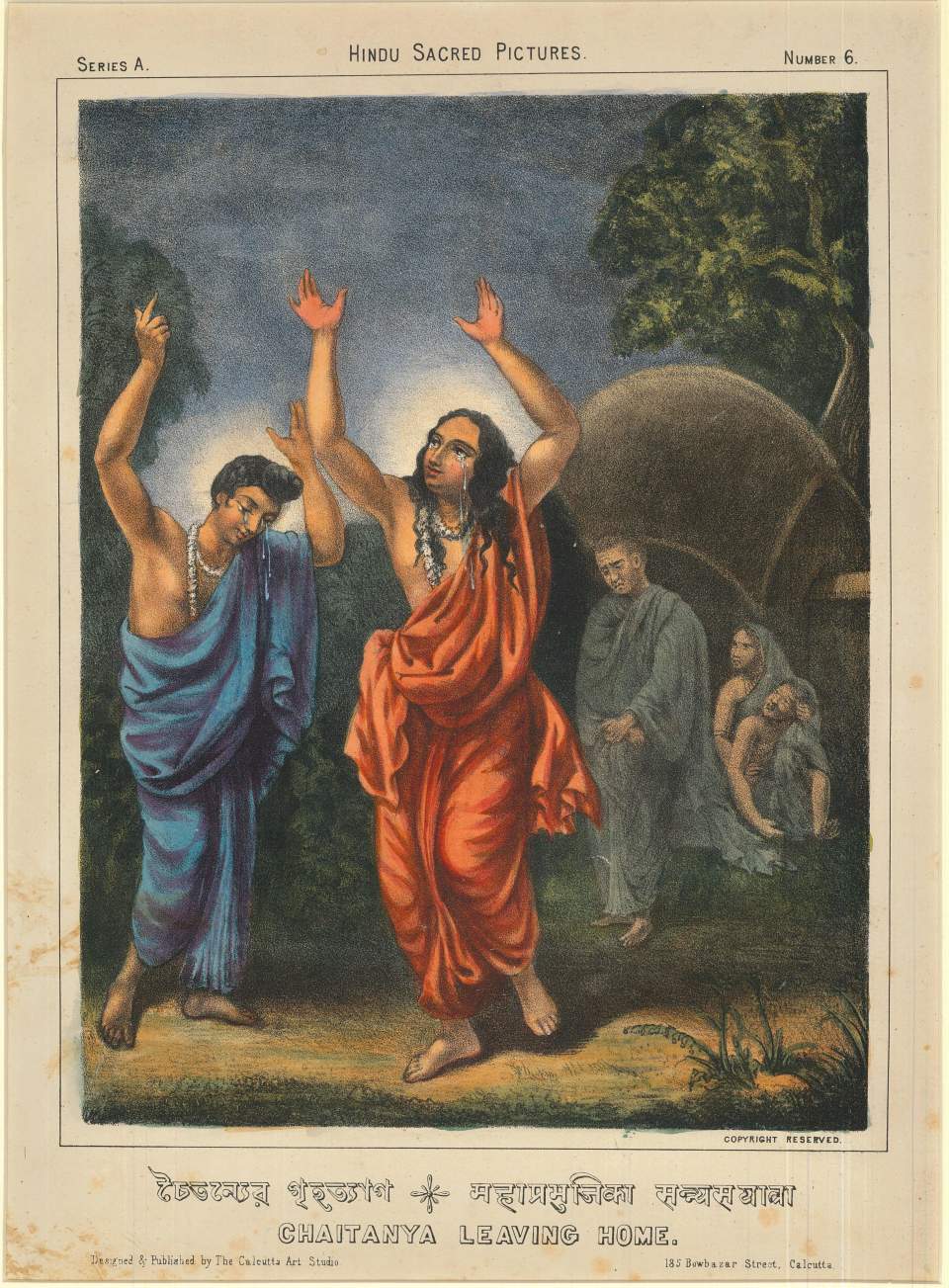 35 Grafiken mit Darstellungen der Hindumythologie