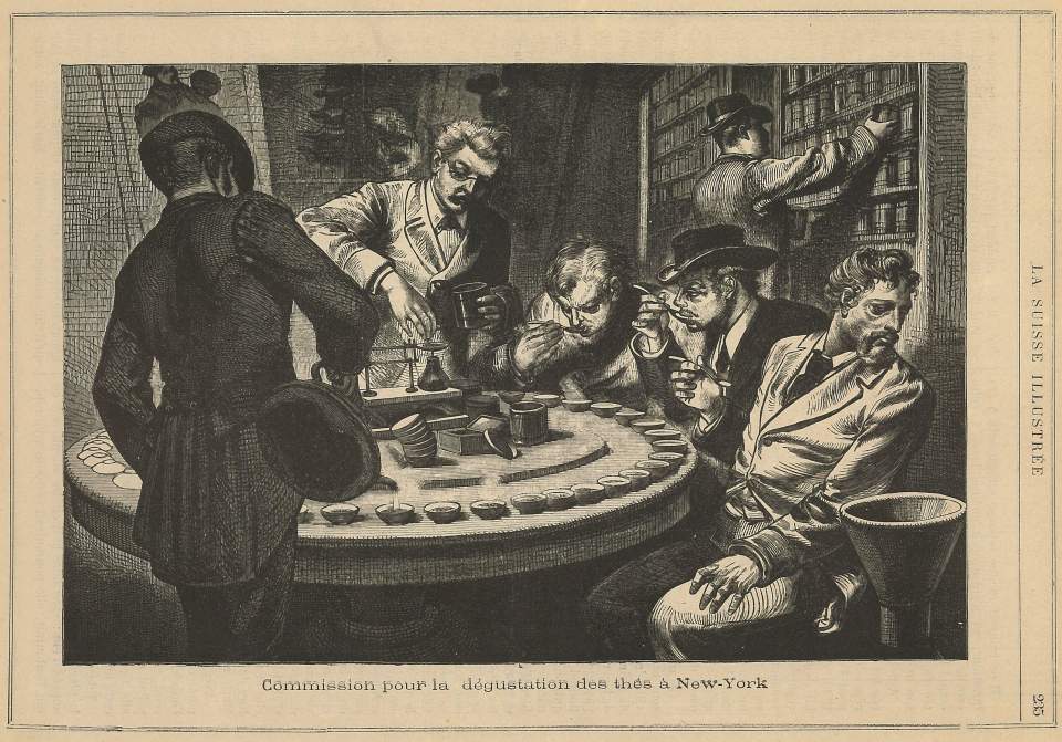Grafik, Commission pour la dégustation des thés à New York