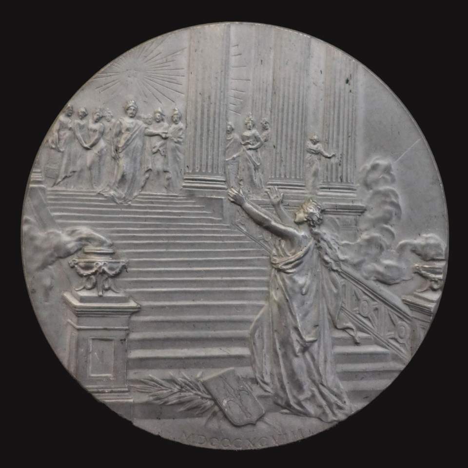 Medaille Erhoffte Vereinigung Triests mit Italien