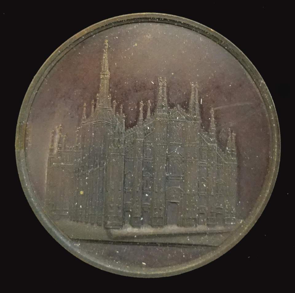 Medaille Wiederherstellung des Doms von Mailand