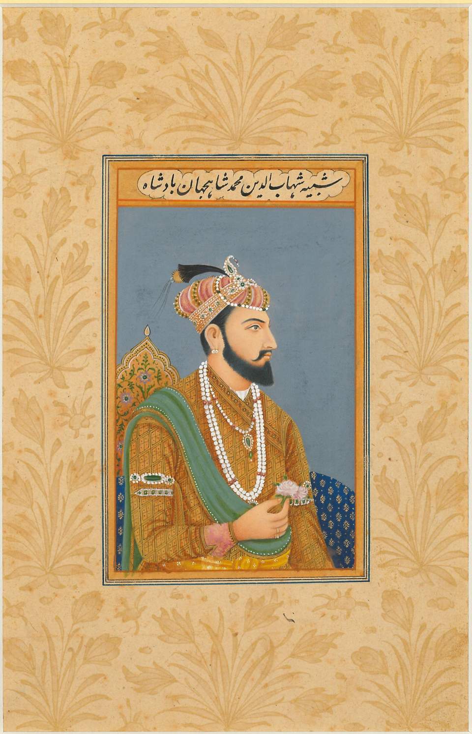 Miniaturmalerei , Shah Jahan, 5. Grossmogul von Indien