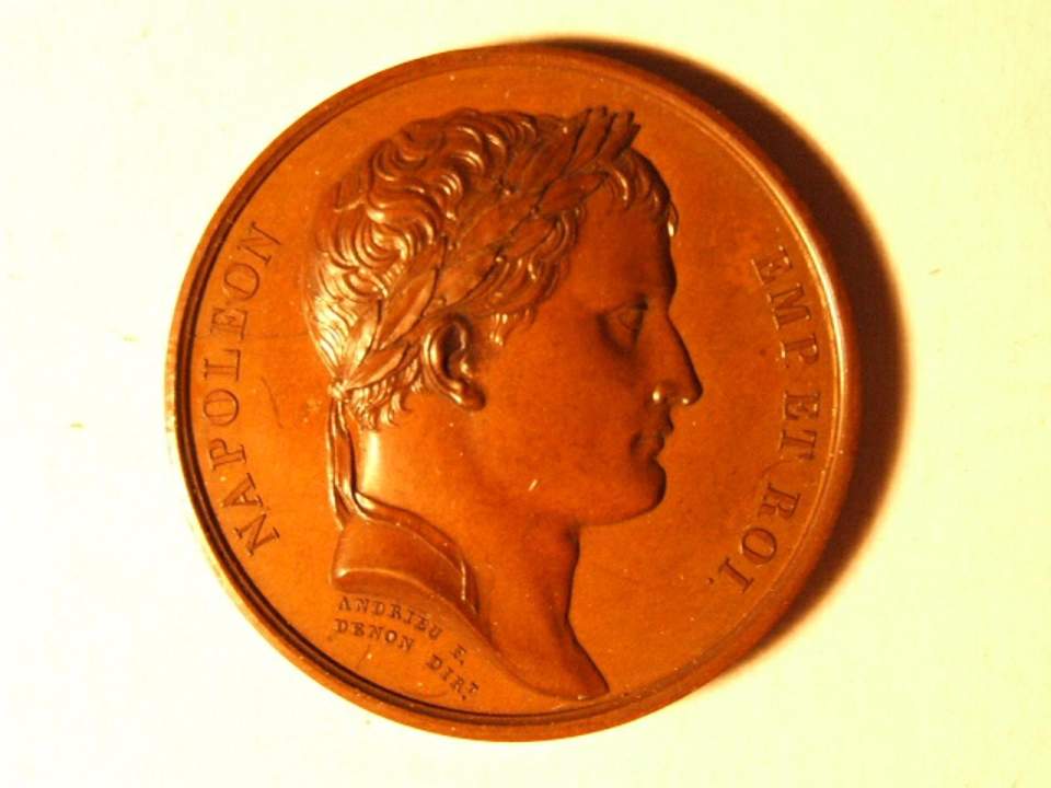 Medaille Bau der Simplonstrasse (auf Befehl Napoleons I.)