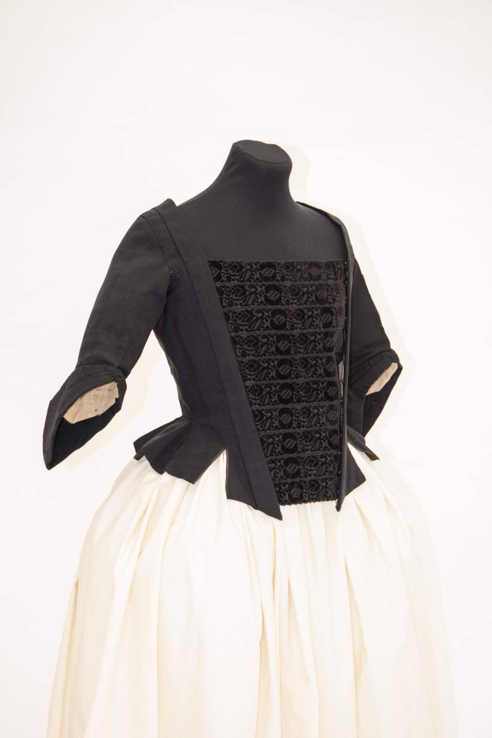 Miederjacke mit Ärmeln und Vorstecker, Oberteil, Jacke, Mieder