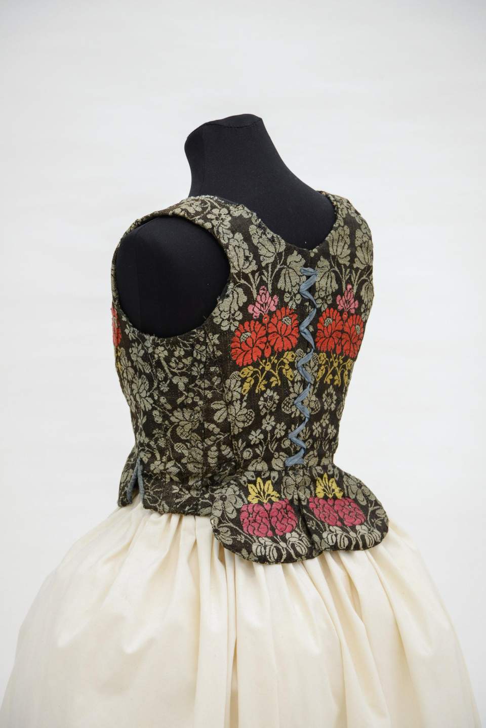 Trachtenmieder vermutlich einer Toggenburger Tracht, Mieder, Taille, Oberteil