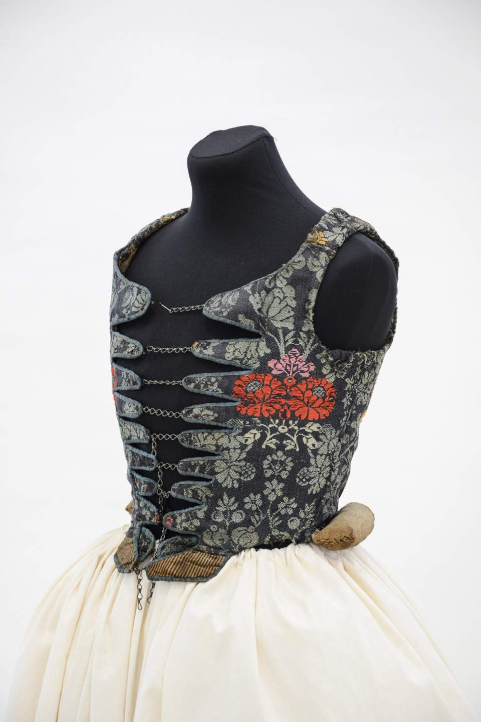 Trachtenmieder vermutlich einer Toggenburger Tracht, Mieder, Taille, Oberteil