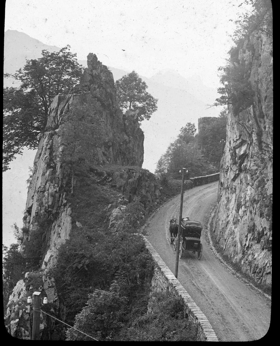 11 Glasnegative mit Aufnahmen aus dem Kanton St. Gallen