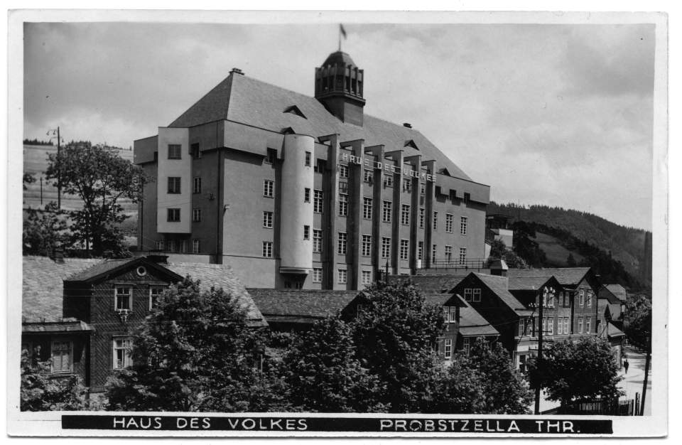 Postkarten und Fotografien zum Bauhaus Probstzella