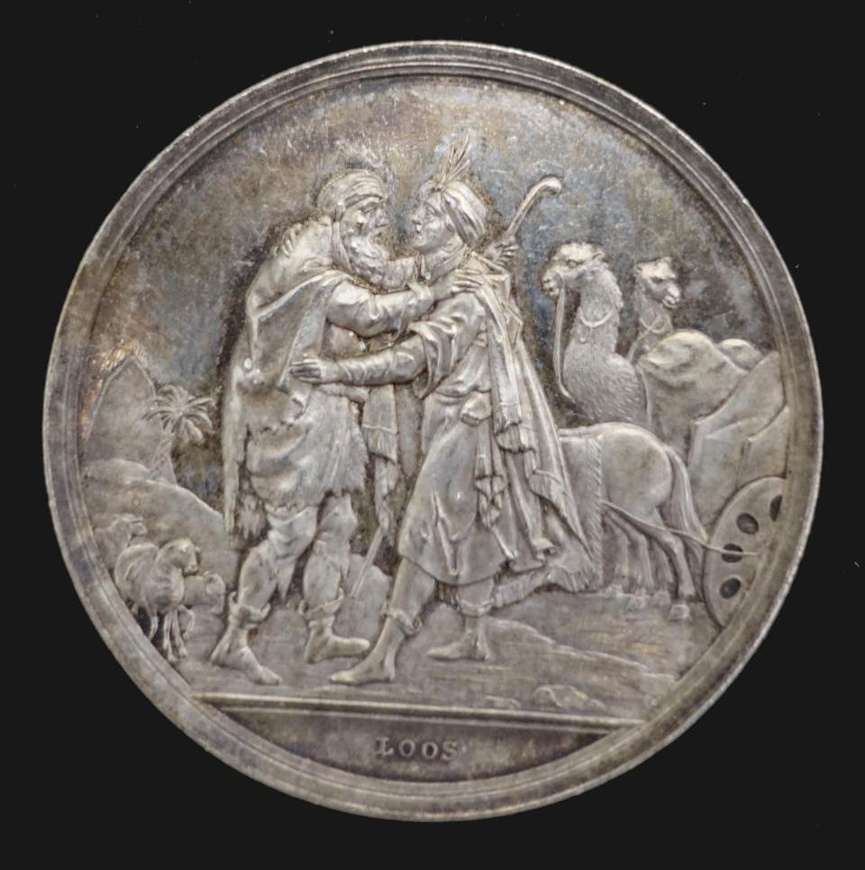 Medaille Jakob und Josef in Ägypten