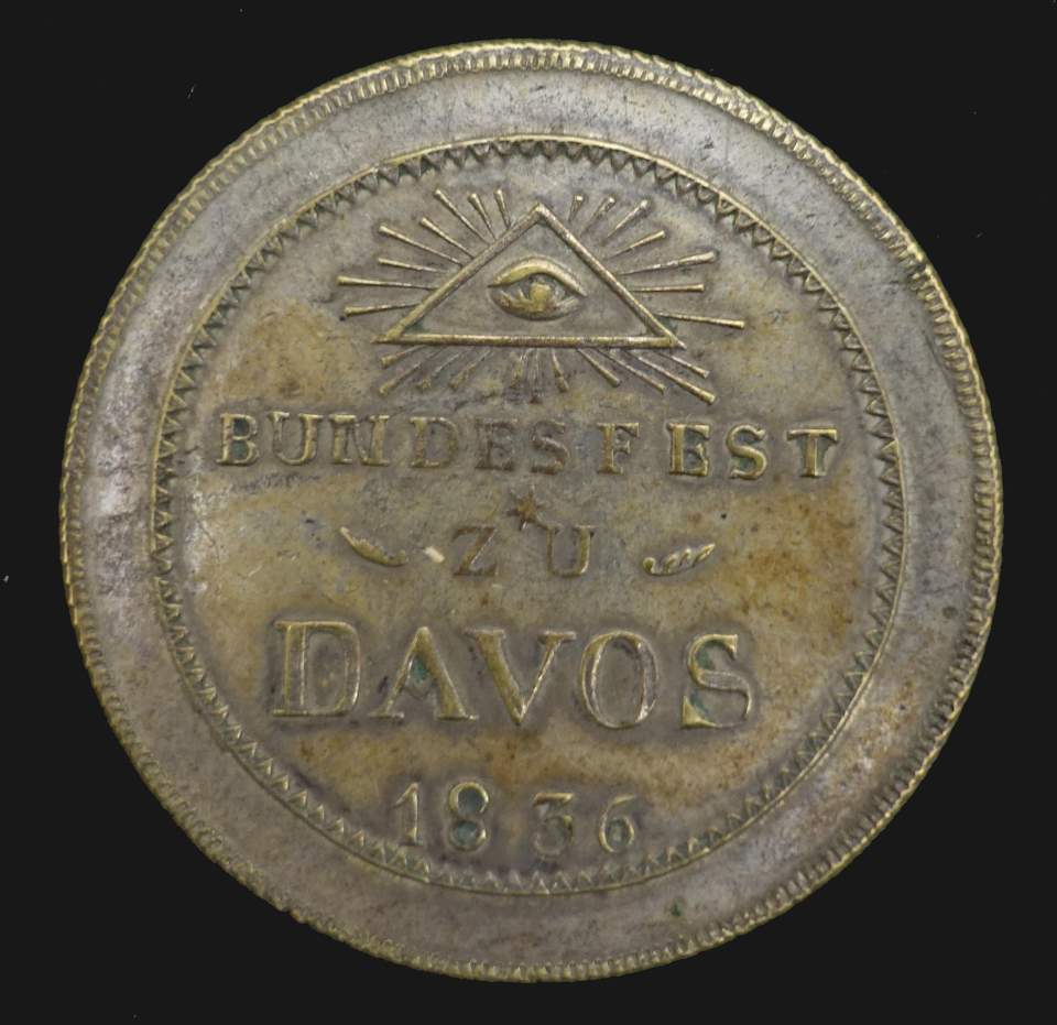 Medaille Freimaurer-Bundesfest in Davos