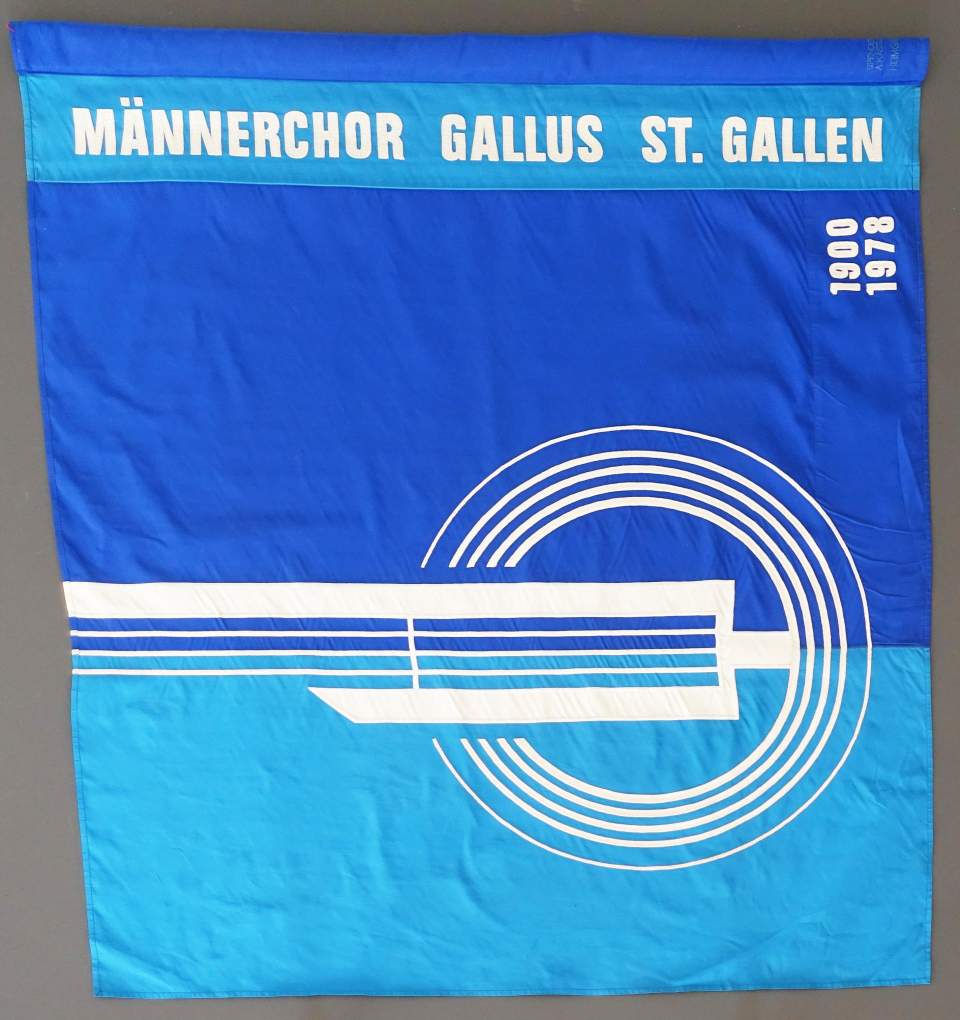 Fahne Männerchor Gallus, St. Gallen