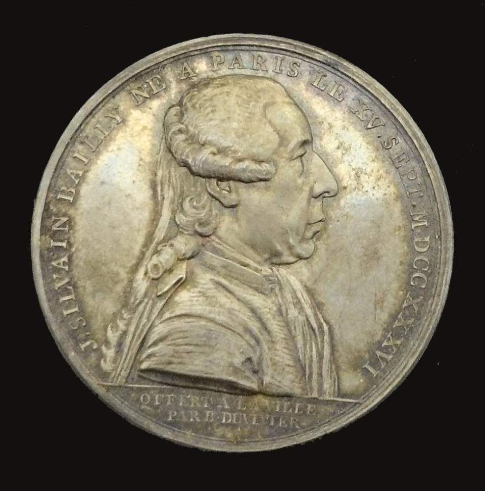 Medaille Sylvain Bailly, Bürgermeister in Paris