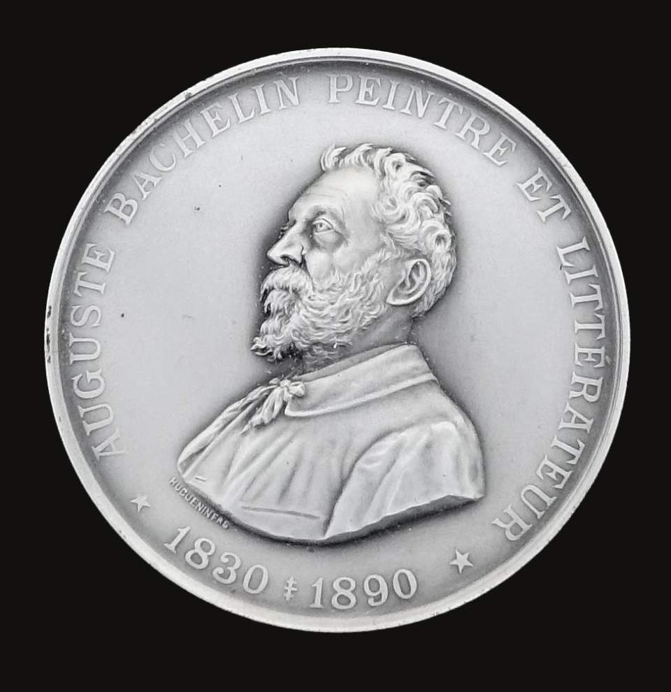 Medaille Auguste Bächelin, Maler