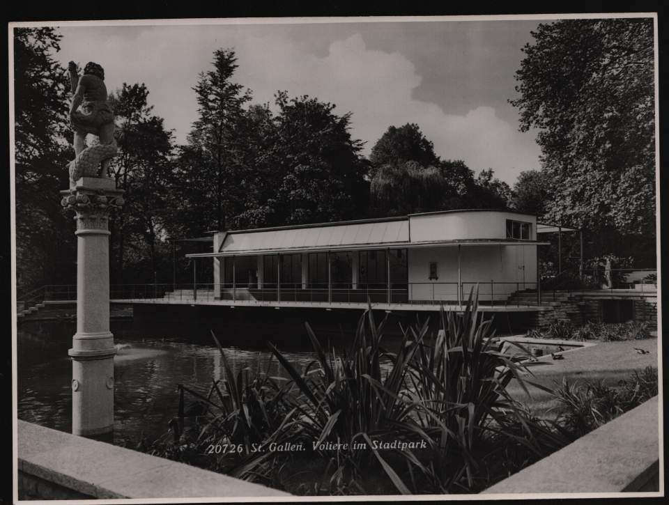 Fotografien von St.Gallen, neue Volière 