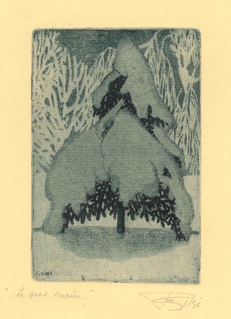 Schwere Last / Le petit sapin